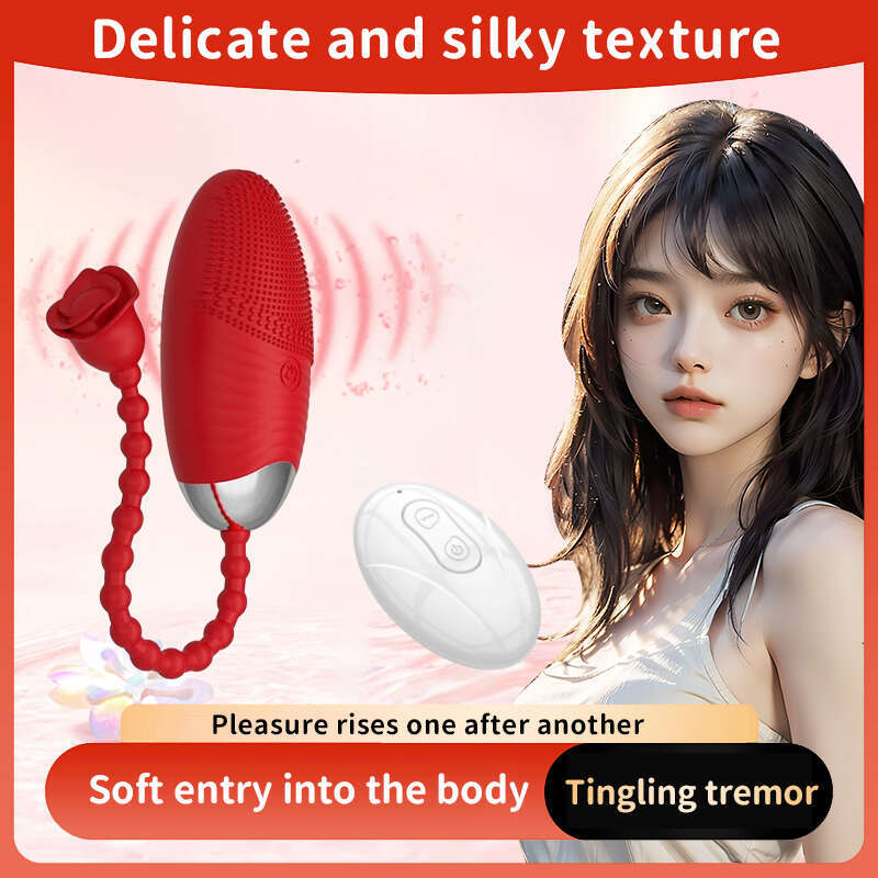 Wireless Remote Control Rose Tail Vibrator vaginal Anal Vibrating Egg G Spot Clitor Stimulator Female Masturbator Massager