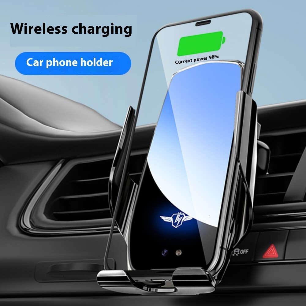 Magnetic Suction Vehicle Quick Charge Compatible Smartphone Clip - Air Vent GPS Support