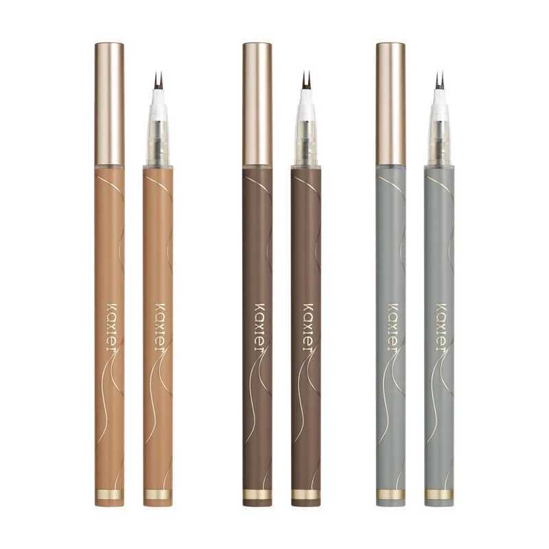 New Lower Eyelash Pencil Two Claw Liquid Eyeliner Waterproof Sweatproof Ultra-thin Quick Dry Eyebrow Lying Silkworm Pen Cosmetic Y240813