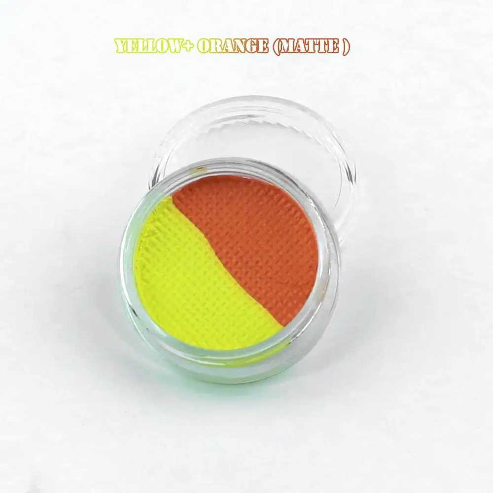 Bowitzki Water Based Split Cake Body Face Paint Makeup Easy Remove GRAPHIC LINER Water Activated Eyeliner Dual Colors Y240813