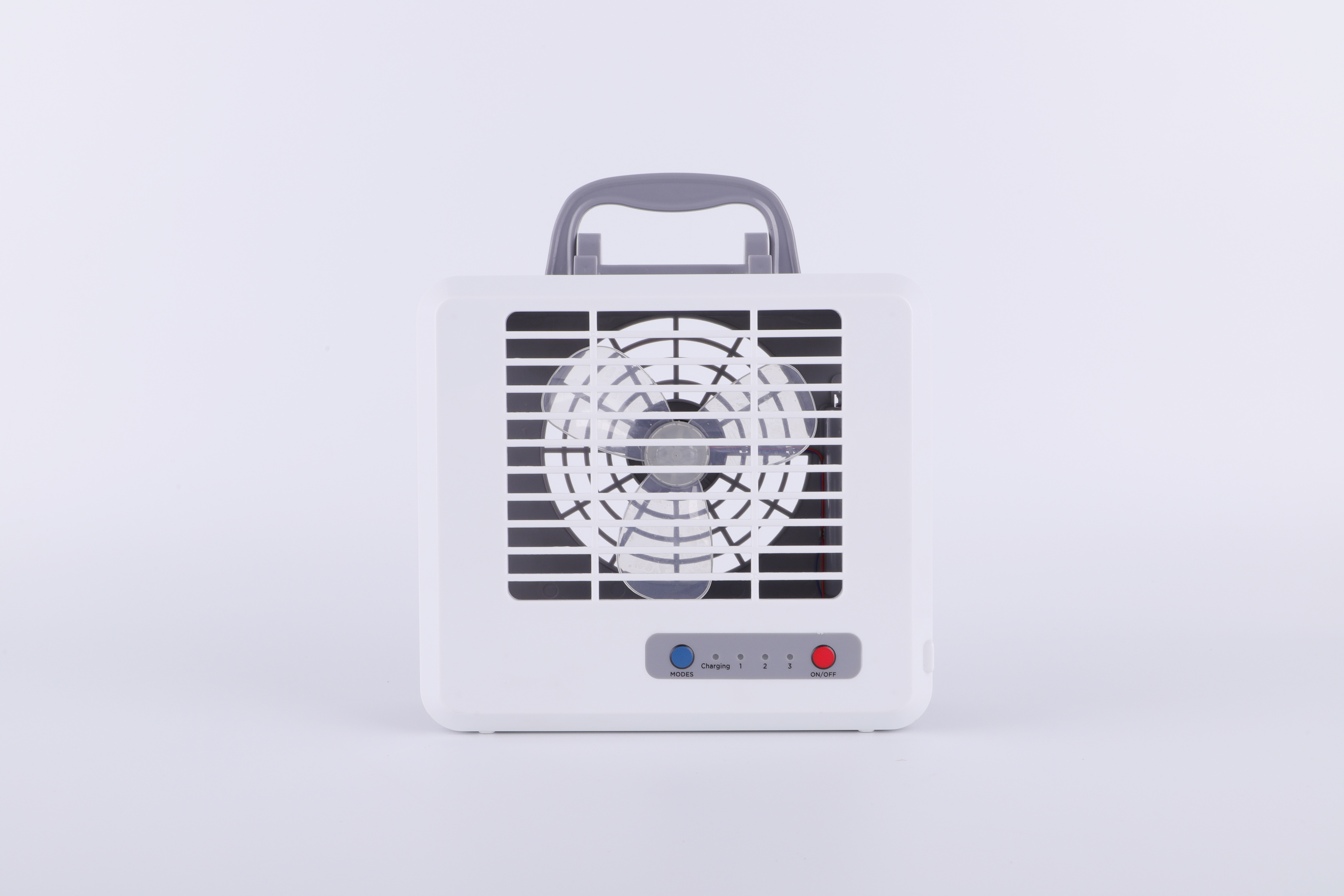 Desktop illuminated air conditioning fan with three levels of USB desktop circulation fan small fan office multifunctional fan silent