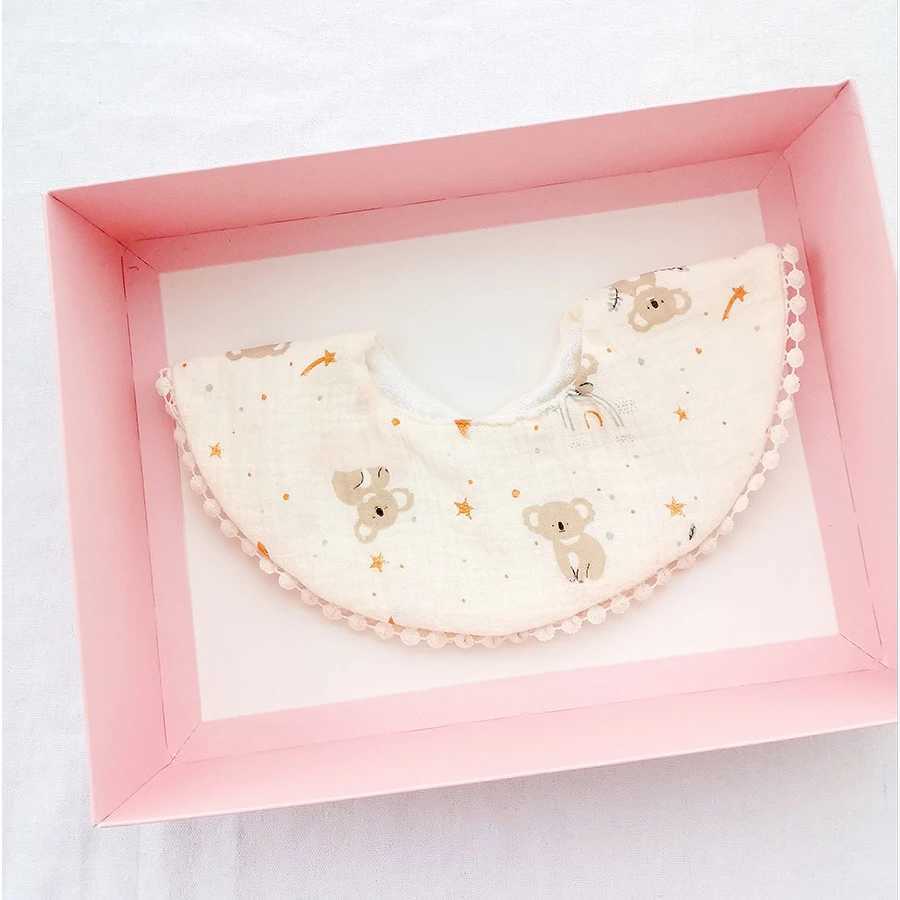 Bibs Burp Cloths New Lace Waterproof Baby Feeding Drool Bib Infants Saliva Towel Soft Cotton Burp Cloth For Newborn Toddler Kids Boy Girl BibsL4812