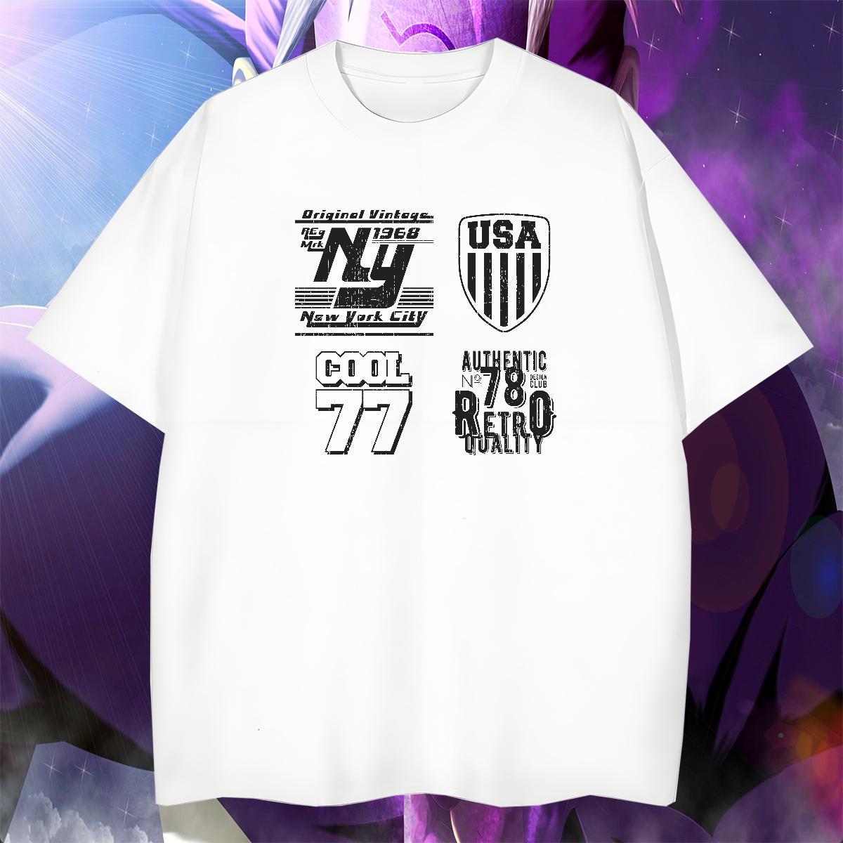 Wholesale letter T-Shirts for Men Daily Outfit Men Tops Tees 100% Cotton 230g Fashion Designer Breathable Cartoon Printing L-4XL Tee Shirt