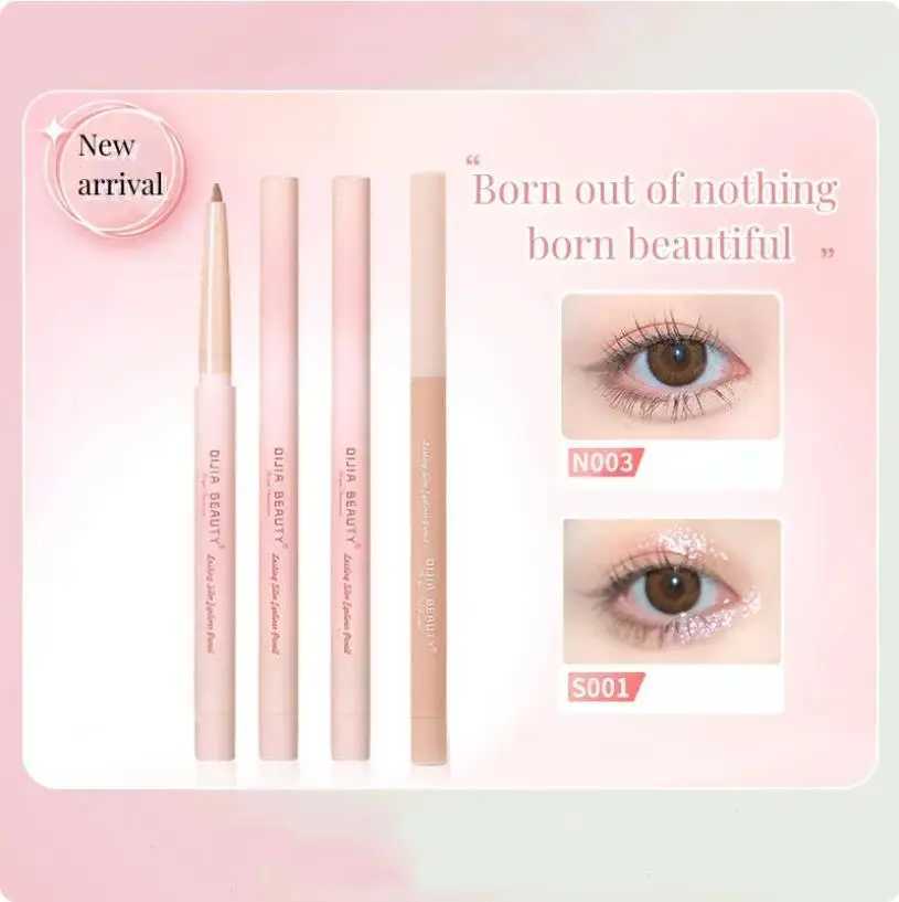 DIJIA Matte Shadow Double Head Highlight Eyeliner Gel Outline Natural Eye Makeup Brighten Eyeshadow Aegyosal Pencil Shimmer Y240813
