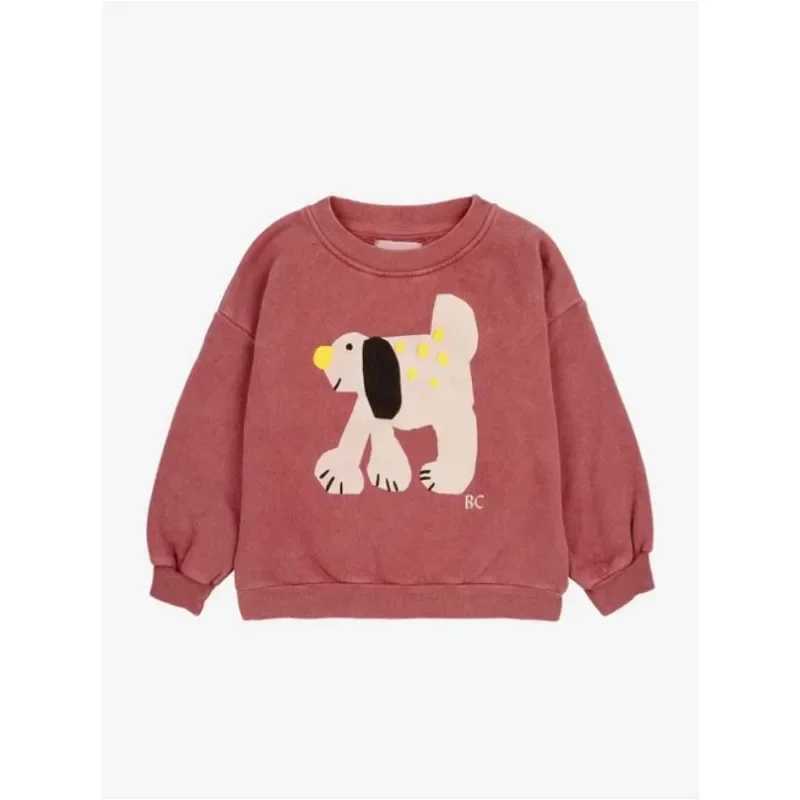 Child Sweatshirts 2024 Autumn Collection New Boys and Girls Round Neck Pullover Printed Tops Baby Warm ClothesY240814