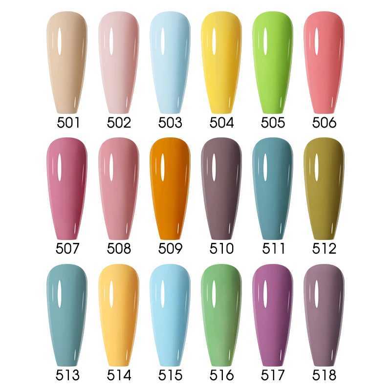 Clou Beaute Gel Nail Polish Neon Brown Royal Blue Red Green Pastal Nude Nail Art Varnishes Gel Lacquer Top Coat UV Gel NailM240814