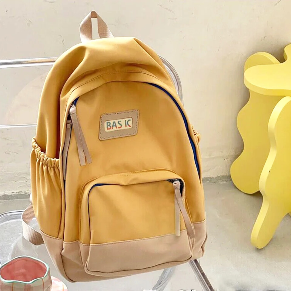 Fashion Big Student School Backpack School Bag High Capacity Women Laptop Backpack Female Cute Leisure Travel Mochila 240813