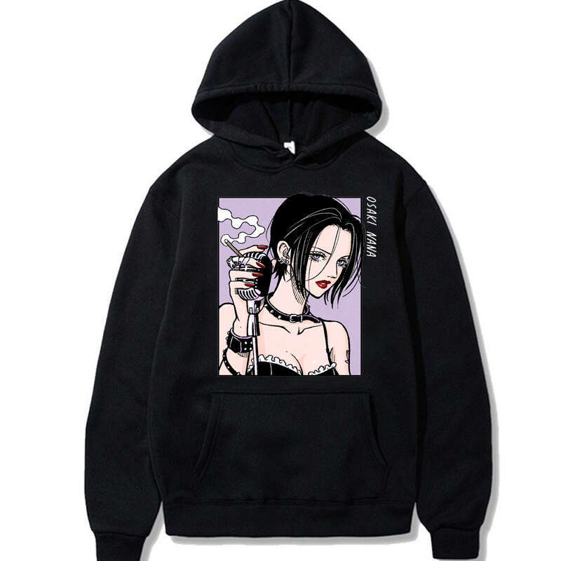Anime Japan NANA Plus Size Hoodie Oosaki Nana Hooded Women Sweatshirts Haruku Long Sleeve Female Pullover Casual Clothes Tops