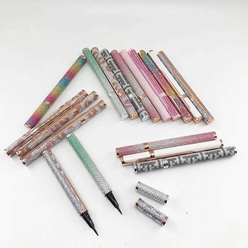 10pcs/lot Free Fast Shipping Self-adhesive Eyelash Glue Eyeliner Liquid Eyeliner Lash Glue Pen Y240813