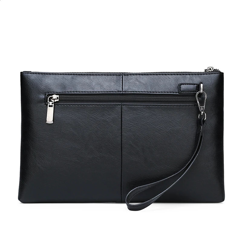 Fashionable Business Mens Day Clutch Bag High Quality PU Leather Money Bag Handbag Casual Mens Cardcase Phone Bag 240812