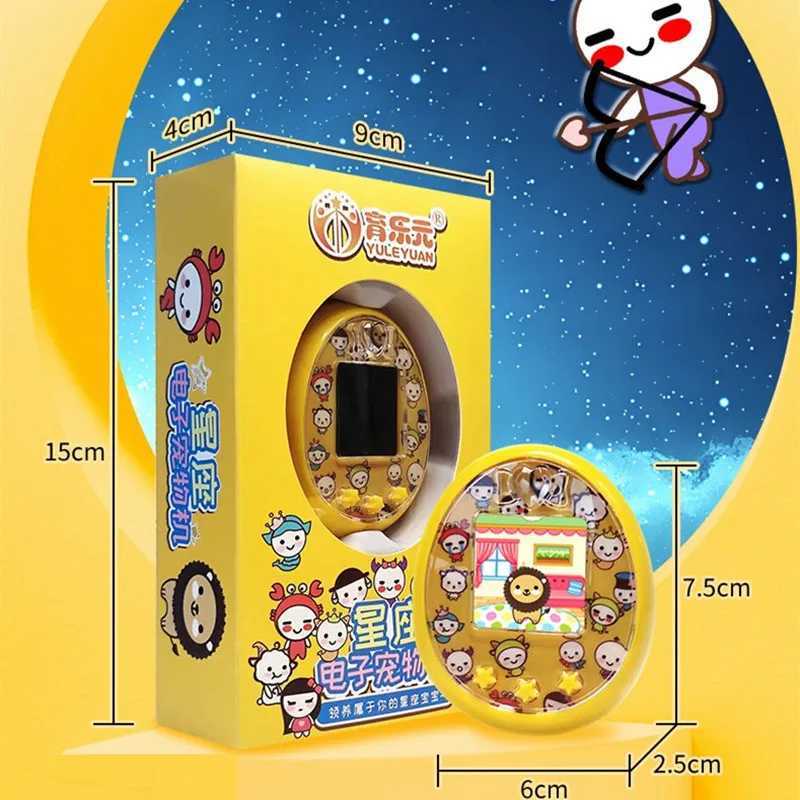 Tamagotchies Original E-pet Color Display Kids Electronic Pets 12 Pet In One Virtual Cyber Pet Digital HD Screen Interactive Toy Y240814