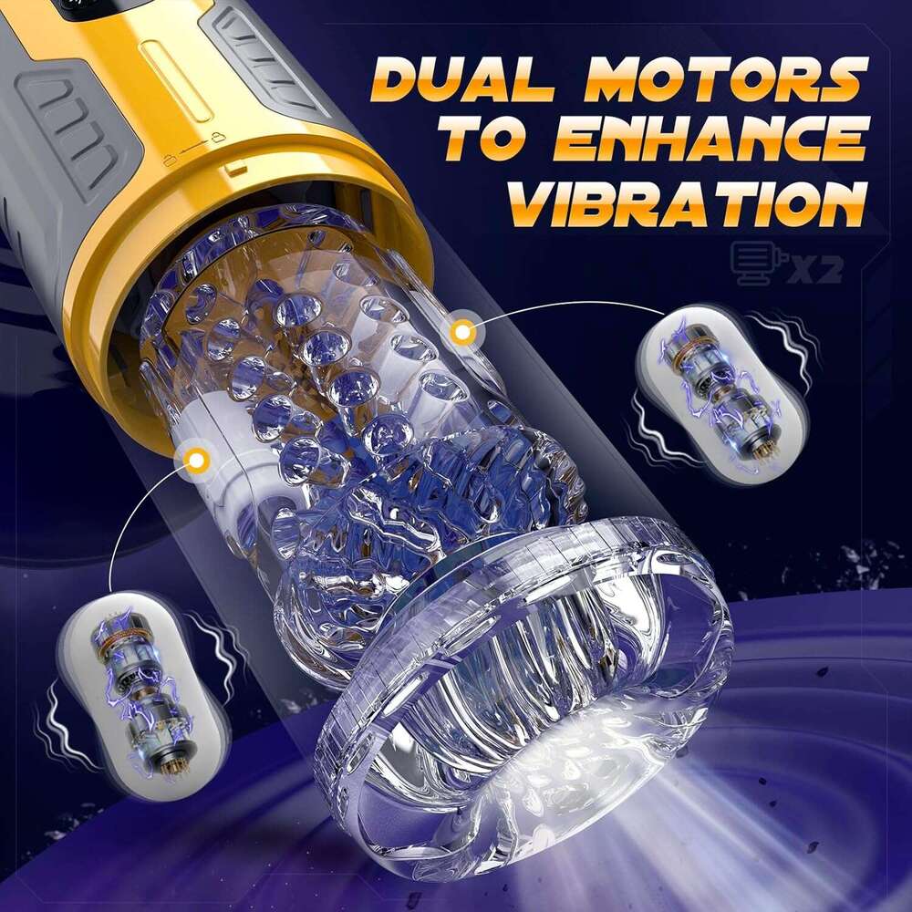 Male sex to - Sobtik upgraded male massager with 7 rotations, thrusts, vibrations, and licks, anti slip adult to with LCD displa, one click burst pump