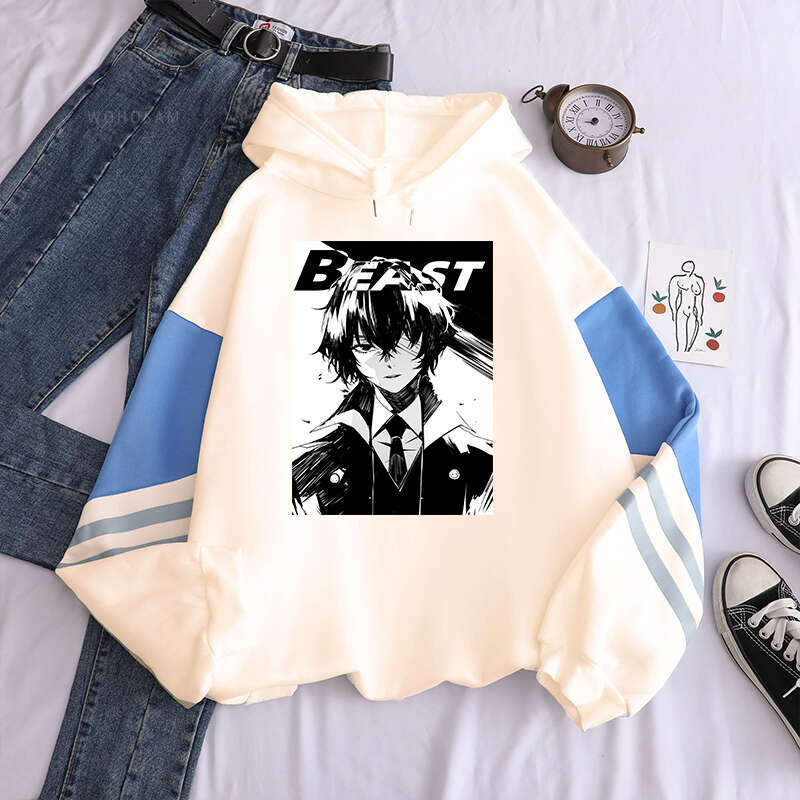 Japanese Anime Bungo Men/woman Winter Plus Size Hoodies Bungou Stray Dogs Cool Osamu Dazai Manga Haruku Sweatshirts u