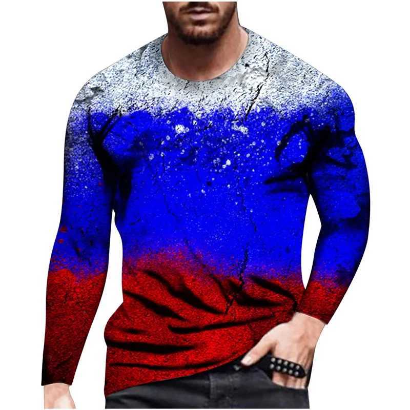 Fashion Simplicity Mens Long Sleeved T Shirt Spring And Autumn Men Round Neck 3d Printed Trendy Good Match Tshirt Women ClothesM240814