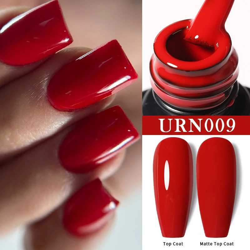 UR SUGAR 7.5ML Red Glitter Sequin Gel Nail Polish Semi Permanent Varnish Nail Gel Polish Soak Off UV LED Gel Manicure Top CoatM240814