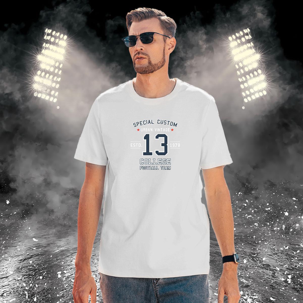 Free Shipping letter T Shirts Men Outdoor Men Clothes T-Shirt 230g 100% Cotton 2024 Designer Breathable Asian Size Tees Shirts