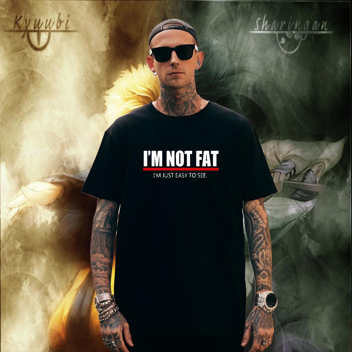 Cool Design letter T Shirts Men Daily Outfit Men Clothes T-Shirt 230g Cotton Customized Short Sleeve O-Neck Anime Tshirts