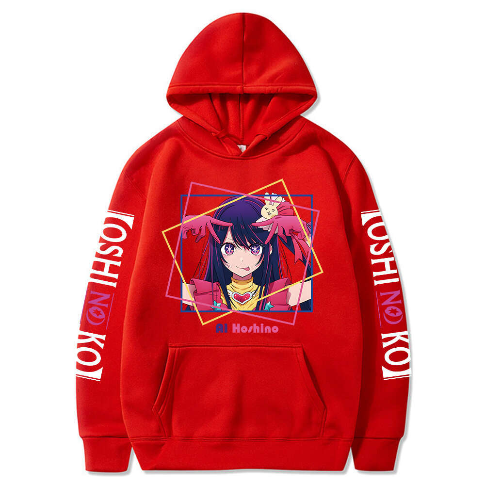 No Oshi Ko Anime Ai Hoshino Print Women Hoodies Haruku Plus Size Sweatshirt Girl Long Sleeve Streetwear Casual Clothes Tops
