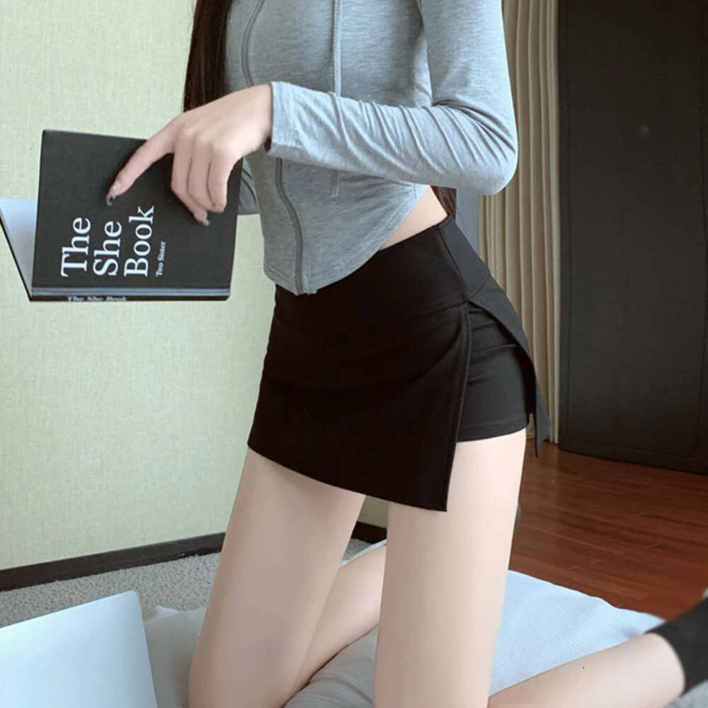 Tennis Women Stretchy Bodycon Shorts Skirts Crossover Breathable Athletic Golf Running Leggings Mini Skirt