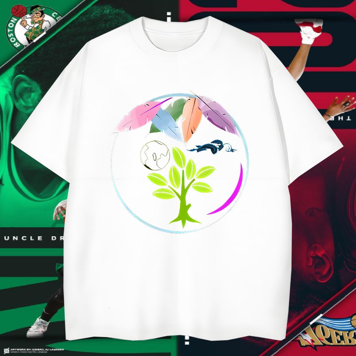 Man T Shirts 230g Cotton tree High Street Hip Hop O-Neck Short Sleeve Black White Tshirt for Man Woman Fashion Casual Classic Clothes