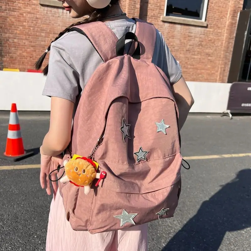 Miyagawa Spicy Star Backpack Womens Causal Y2k Backpack Fashion High Capacity Japanese Ins Cute School Bag 240813