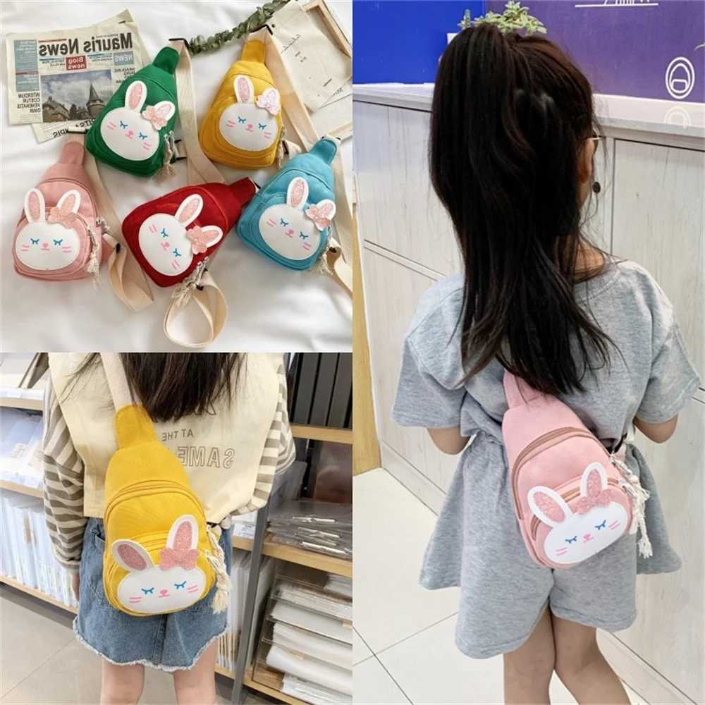 Rabbit Crossbody Bag for Boys and Girls Chest and Waist Bag Outdoor Fashion Personalized Childrens Small Backpack W240813