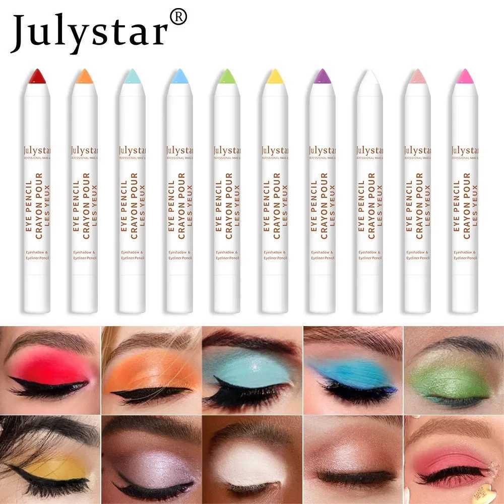 20 Colors Pearlescent Monochrome Eyeshadow Pen Matte Shimmer Lying Silkworm Eyeshadows Stick Waterproof Highlighter Eyeliner Y240813