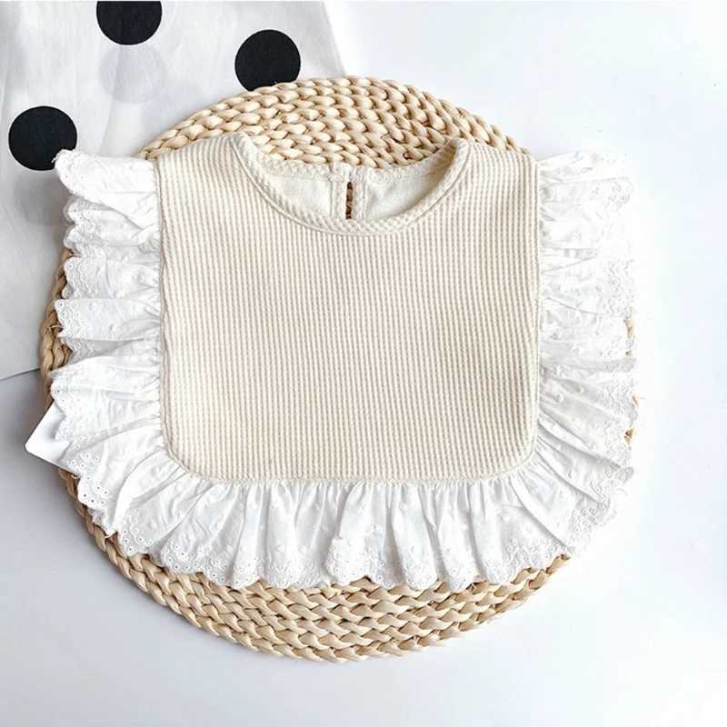 Bibs Burp Cloths Toddlers Baby Princess Lace Bib Soft Cotton Saliva Towel Newborn Feeding Burp G99CL4812