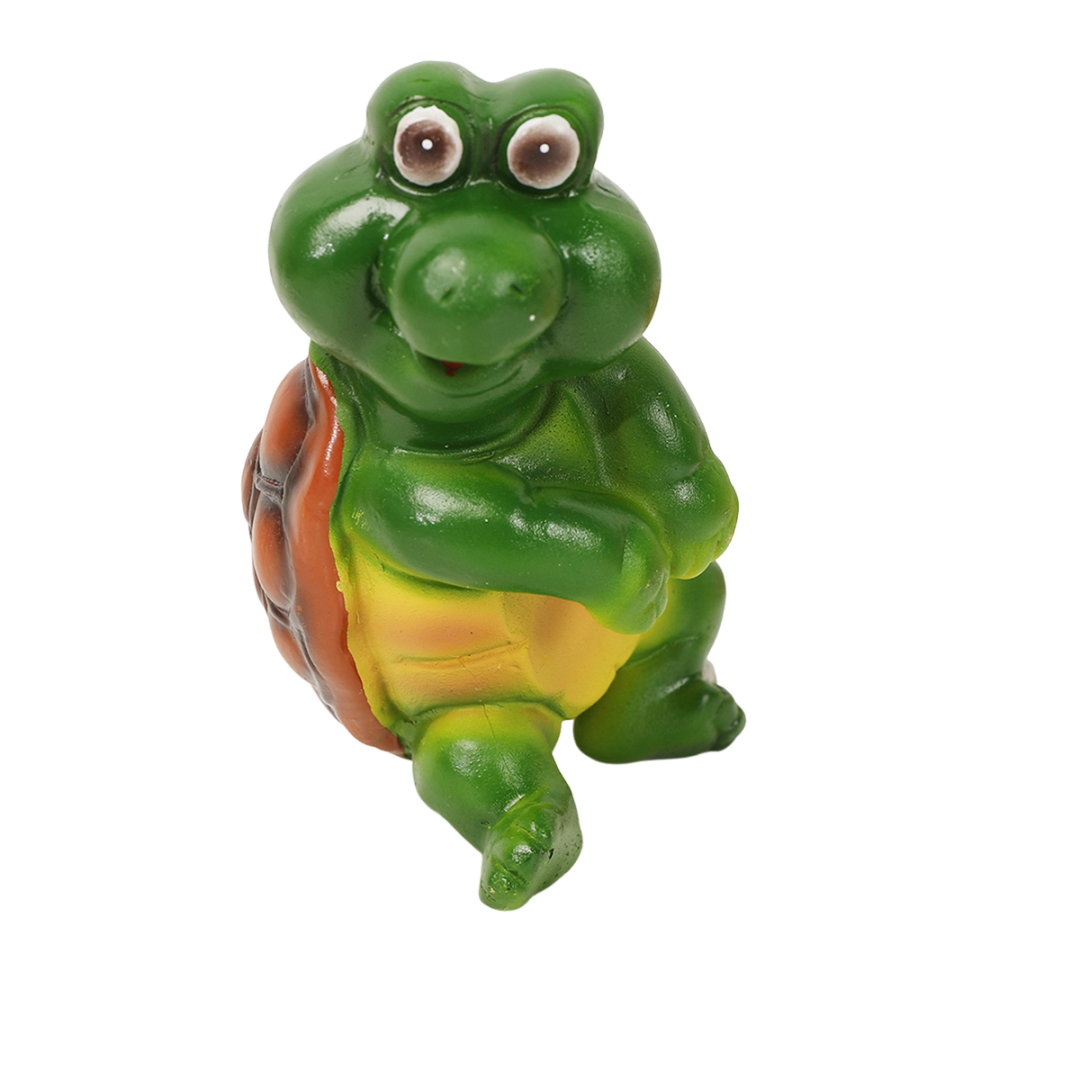 Garden Decoration Cute Turtle Statue Hanging on Planter Turtle Resin Crafts