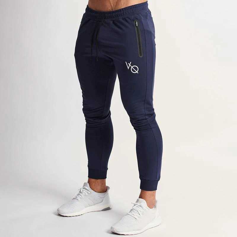 Joggers Sweatpants Men Sports Fitness Cotton Pants Fashion Mens Clothing Drawstring Casual Pants Gym Running Training TrousersXJ250303
