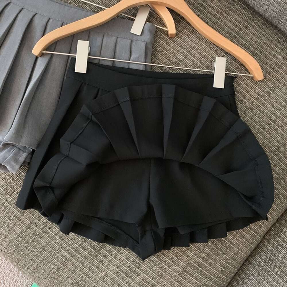 fashion Korean mini for women y2k clothes black pleated white skirts womens 2022 Summer kawaii skirt tennis preppy s