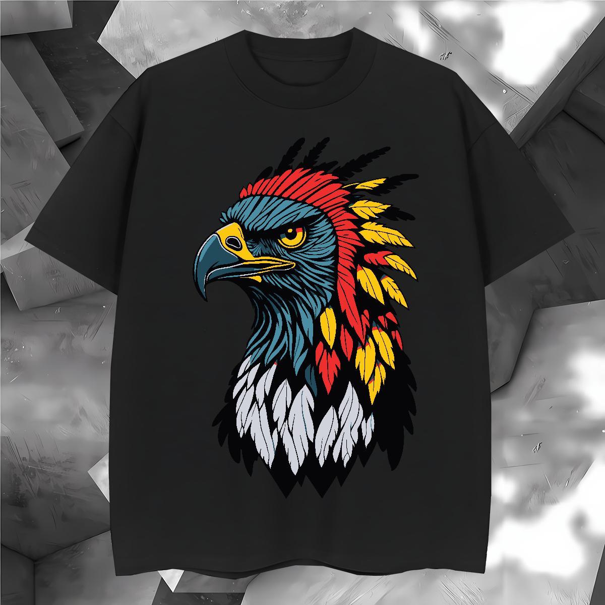 Unisex T-Shirts for Men chicken Breathable Crew Neck Outdoor Anime 230g Pure Cotton Couples T Shirts Wholesale Tees Shirts