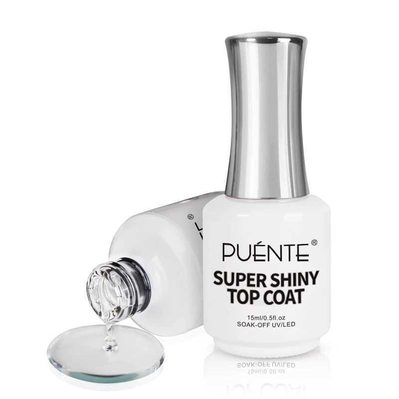 15ML Super Top Coat Gel Nail Polish Function Gel Shiny Sealer Transparent Soak Off UV LED Nail Art Manicure Gel Varnish PrimerM240814