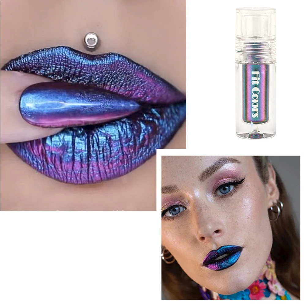 Chameleon Eyeshadow Metallic Shiny Eyeshadow Palette Powder Pigment Professional Eyes Makeup Party Cosmetic Liquid Eyeshadow 240814