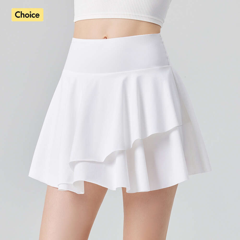 Protection Tennis Shorts for Women High-waisted Sun Block and Pleated Skirt Golf Skort Yoga Dresses with Leggings