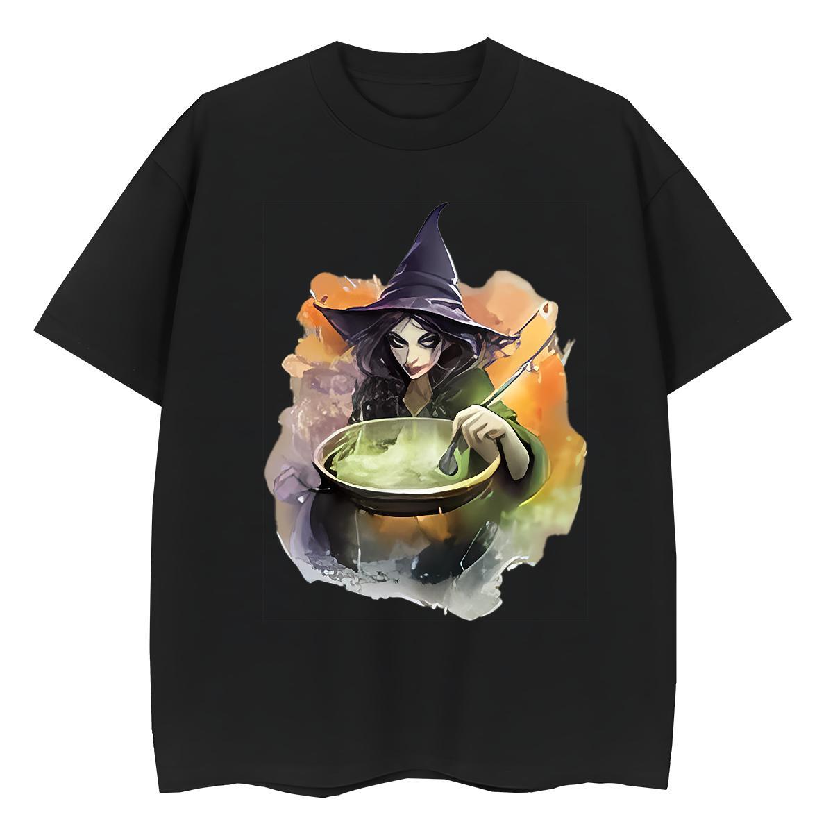 Loose Mens T Shirts halloween Short Sleeve Soft Casual Daily Wear Skull 100% Cotton 230g Tshirt for Man Woman Stylist Tops
