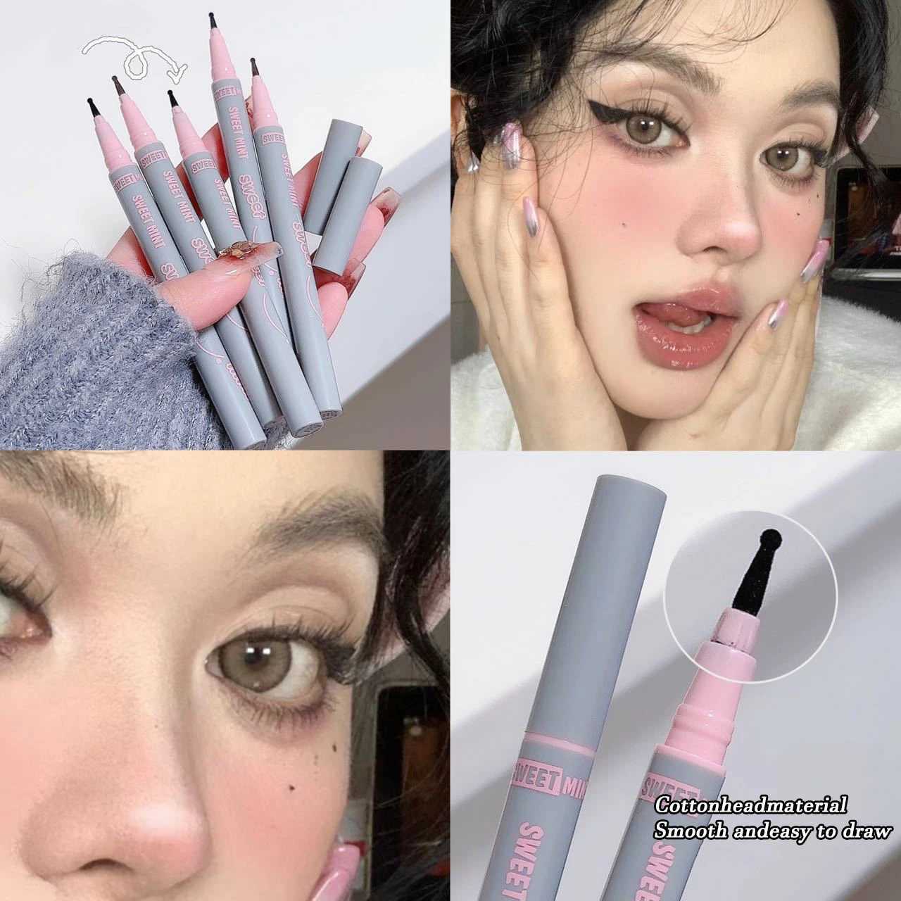 Tear Mole Pen Long Lasting Natural Waterproof Face Fake Mole Spotting Freckle Pencil Lifelike Spot Marker Makeup Tool Cosmetics Y240813