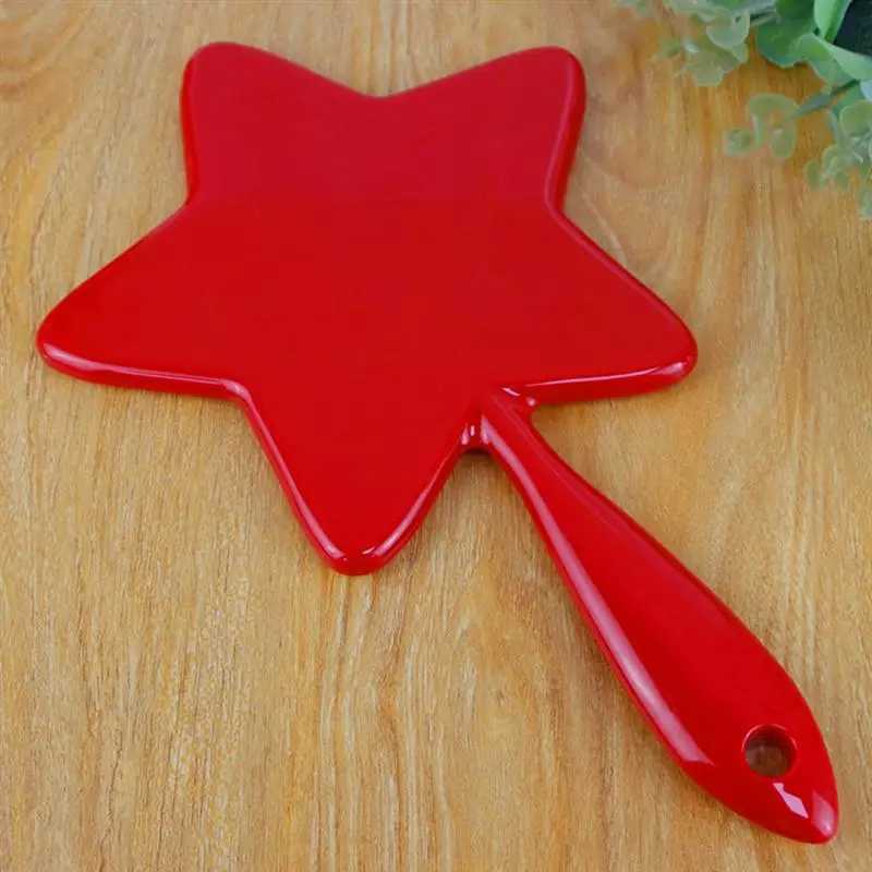 1Pc portable handheld mirror suitable for compact and lightweight makeup handheld mirrors with detailed information on true color W240813