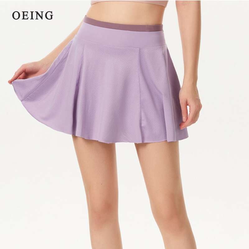 Skirts Sports High Waist Golf Tennis Skirt Fiess Women Athletic Quick Dry Running Pocket Sport Skort With Shorts