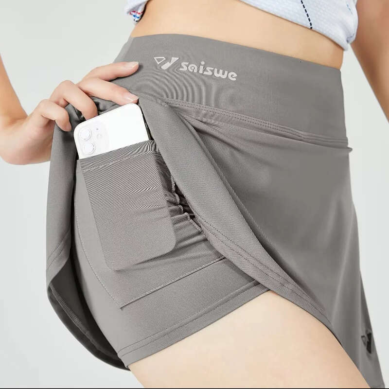 Golf Badminton Skirts High Waist Sports Culottes Women Yoga Fiess Tennis Lining Anti Light Running Quick Drying Skirt