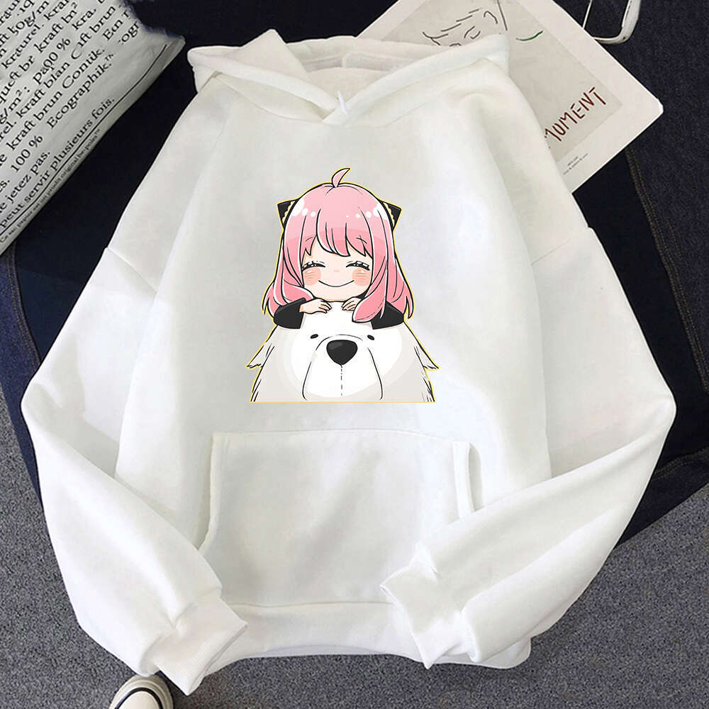 Anime Haruku Spy X Family Plus Size Hoodie Anya Women Sweatshirts Kawaii Casual Female Streetwear Long Sleeve Clothes Tops