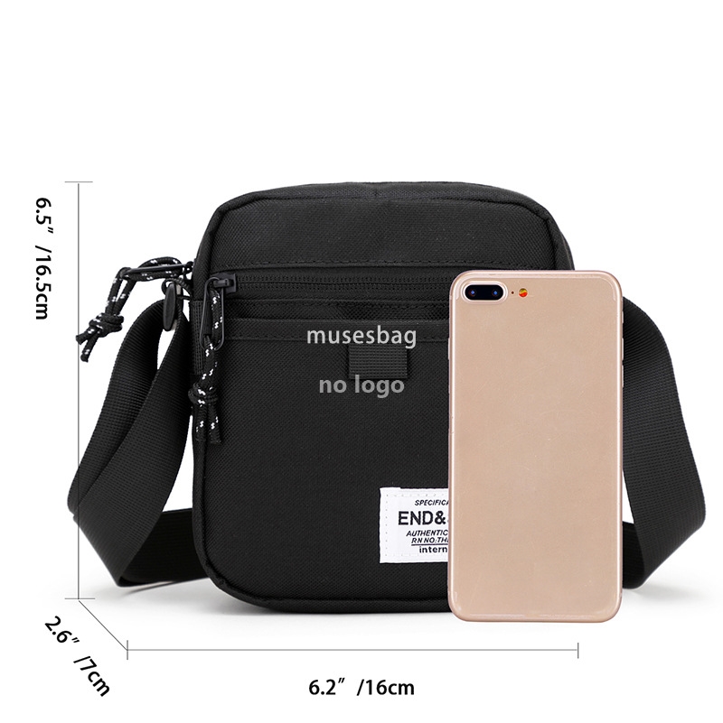 Summer crossbody bag fashion brand boy mobile phone bag lightweight day simple small satchel function single shoulder small backpack leisure