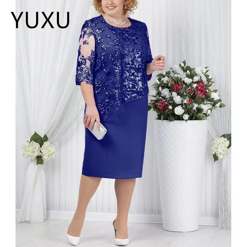 new sky blue plus size Prom Dresses Jewel Neck Beaded Sequined Lace Mermaid Evening Dress Sweep Train Custom Illusion Robes De Soiree Formal Occasion 