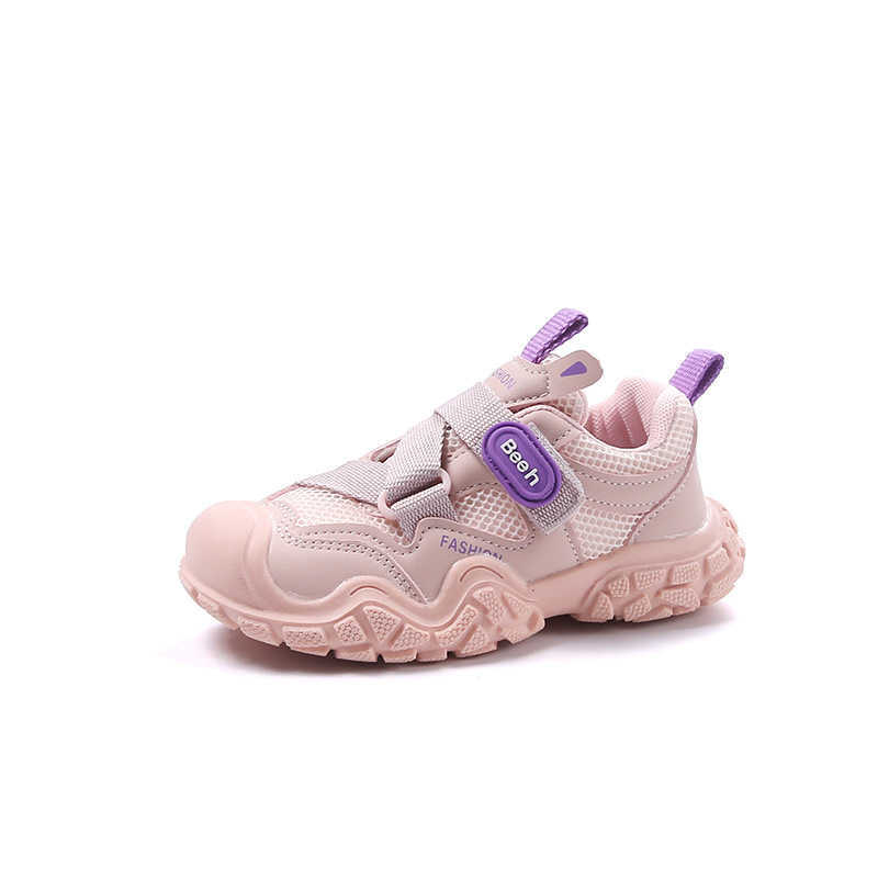 Sneakers 2024 autumn new childrens shoes boys mesh sports shoes girls casual and comfortable dad shoes anti slip running shoes H240805