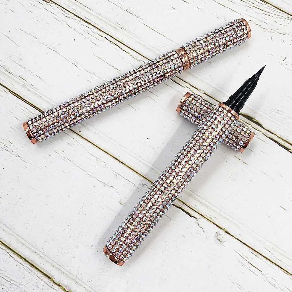 2/10/20pcs Magic Self-Adhesive Glue-Free Magnetic-Free Eyeliner Pen Wholesale Mink Eyelashes Waterproof Eye Liner Pencil Vendors Y240813