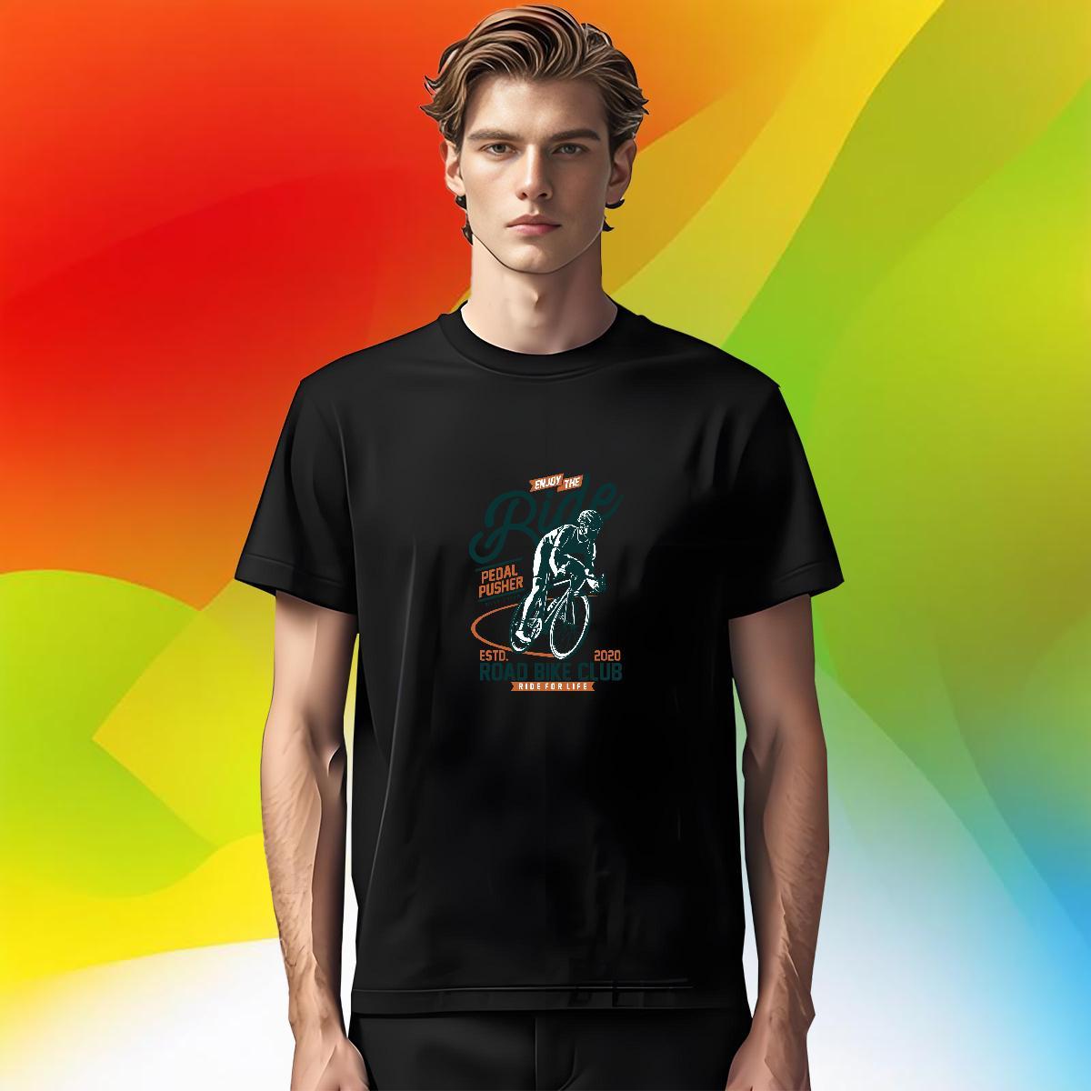 High Quality Motorcycle T-Shirts Beach Men Clothes T-Shirt 100% Cotton 230g Fashion Casual Breathable Crew Neck Anime Print Tops Shirt
