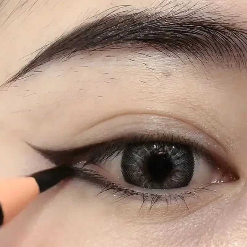 Eyeliner Eyebrow Pencil 2 In 1 Waterproof Non-smudge Quality Professional Makeup Long Lasting Natural Eyeliner Moderate Hardness Y240813