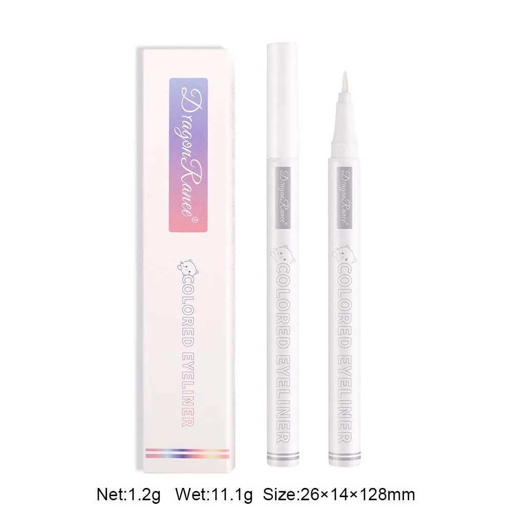 White waterproof eyeliner liquid pen thin Y240813