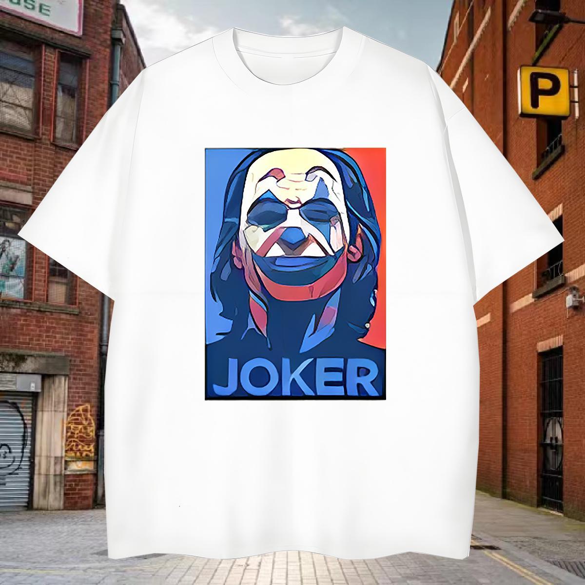 T shirt 230g Cotton clown Sport Breathable Crew Neck Custom Print Plus Size Couples T Shirts 2024 New Soft Wear