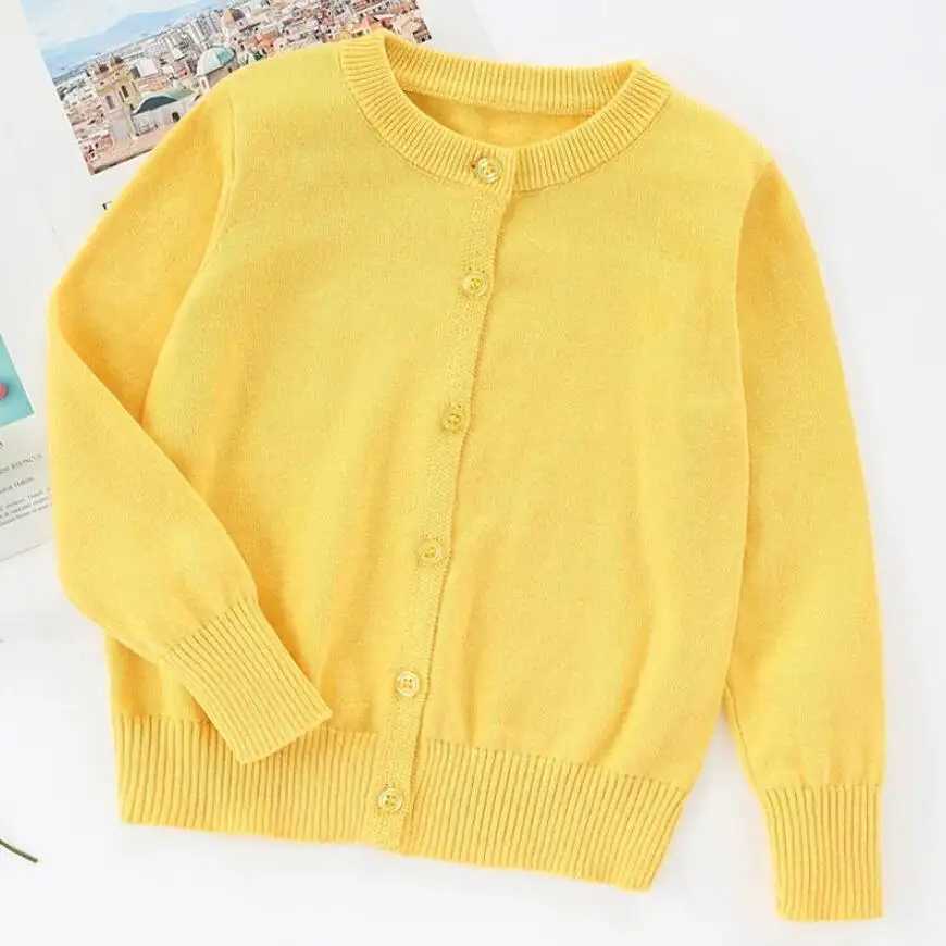 School uniforms girls knitted sweaters long sleeved boys cardigans childrens clothing childrens jackets W240813
